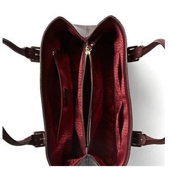 Kate Spade Airel Mulled Wine Tote Shoulder Bag NEW - Picture 3 of 10